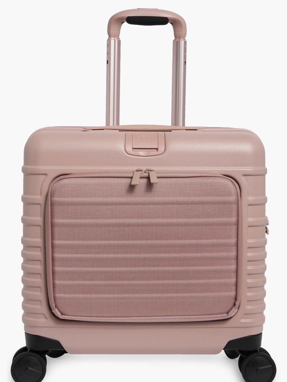 BÉIS The Mini Roller 18-Inch Hardside Spinner Suitcase in Atlas Pink